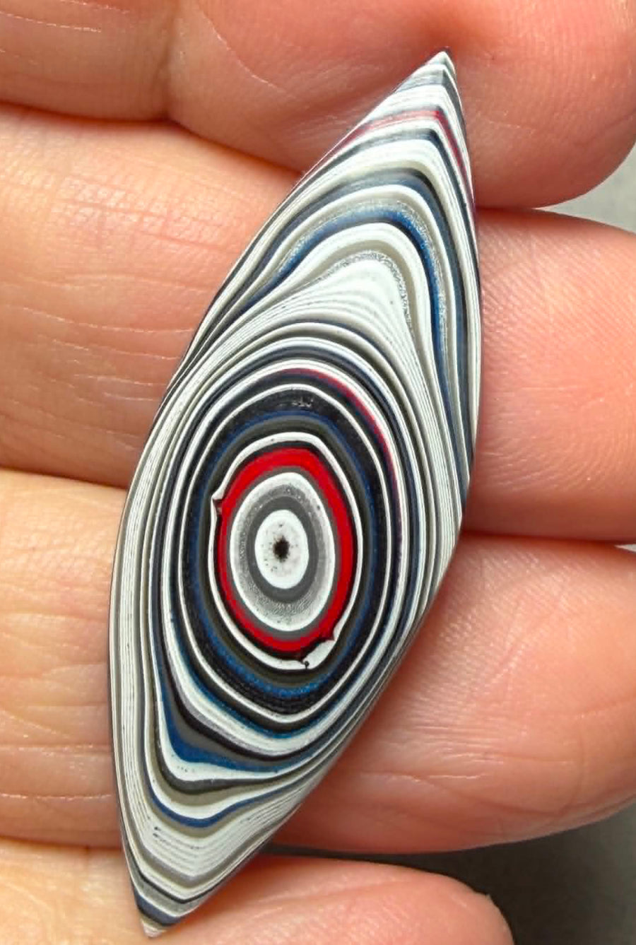 Marquise 44x15mm Kenworth Fordite Cabochon 46