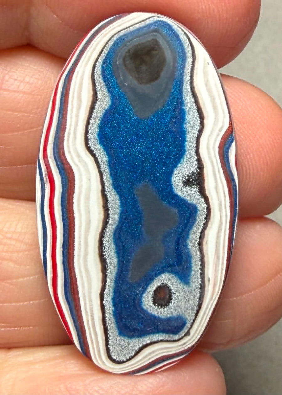 Oval 35x20mm Kenworth Fordite Cabochon 54