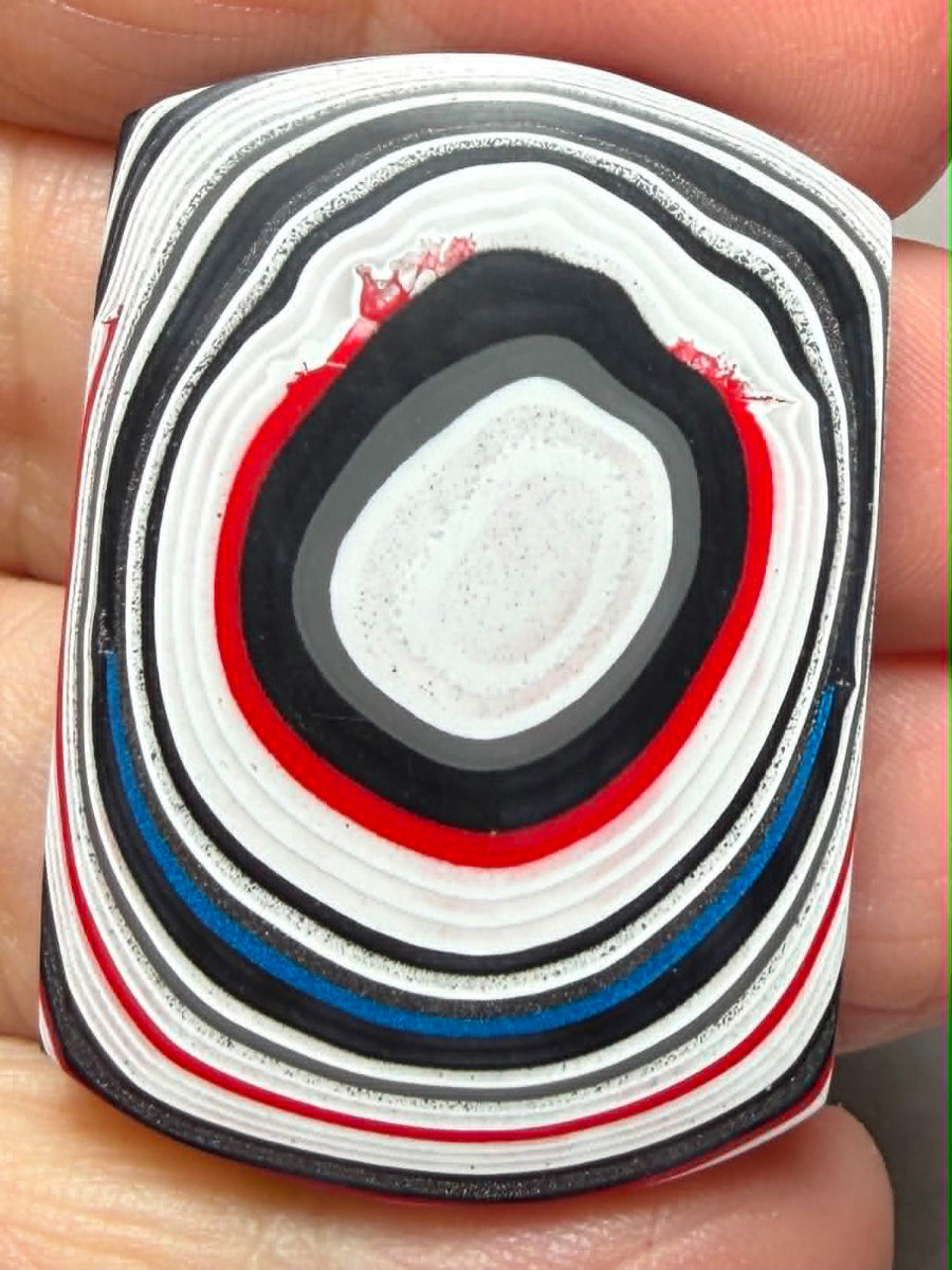 Rectangle 39x27mm Kenworth Fordite Cabochon 63