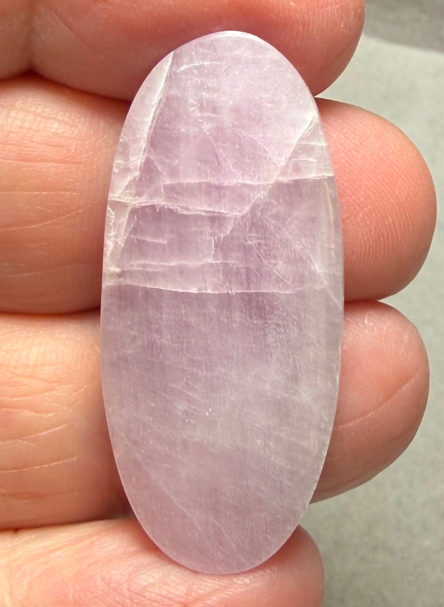 Oval 37x17mm Kunzite Cabochon 34