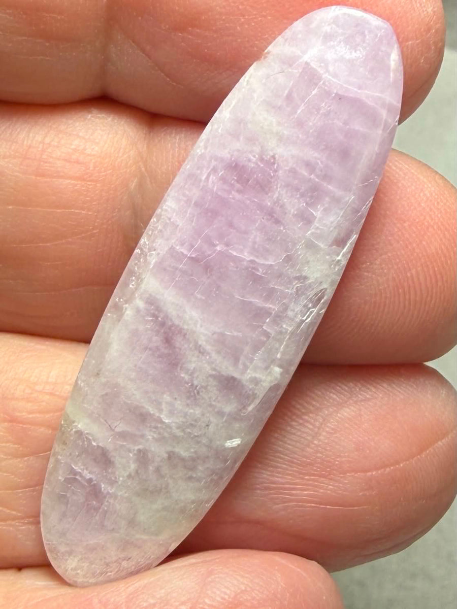 Oval 42x13mm Kunzite Cabochon 44