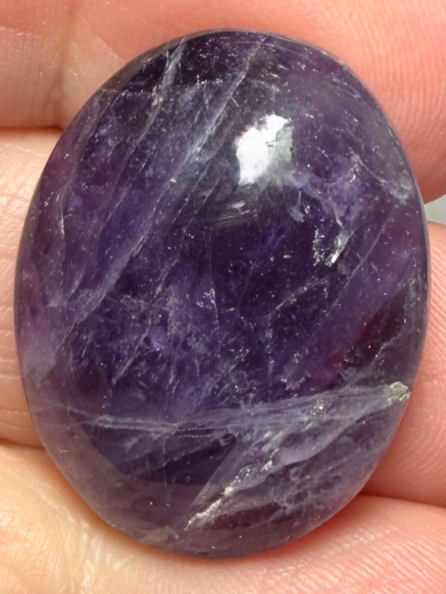 Oval 26x20mm Amethyst Cabochon 31