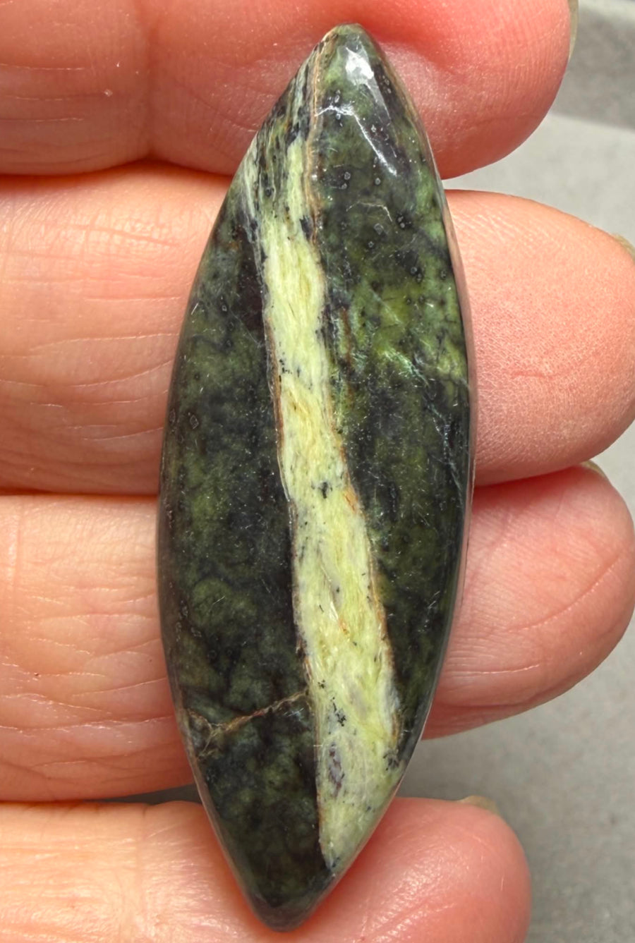 Marquise 48x16mm Lemon Chrysoprase Cabochon 17
