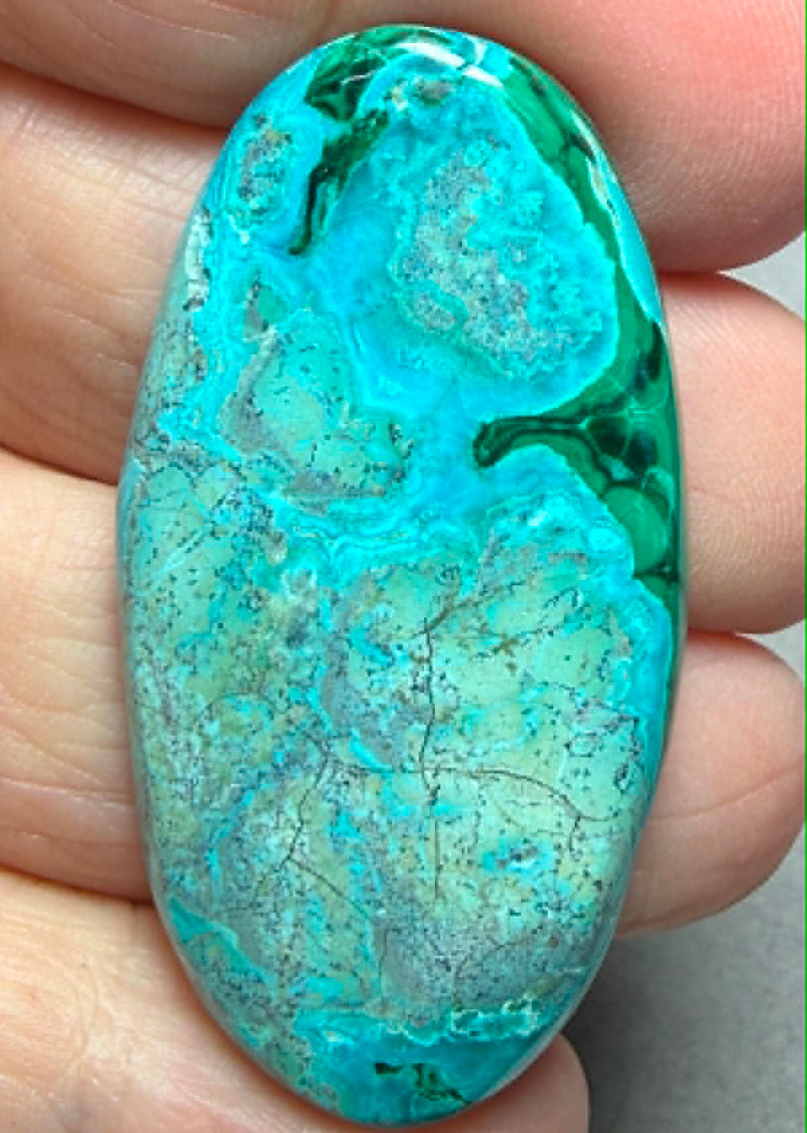 Oval 46x24mm Malacolla Cabochon 19