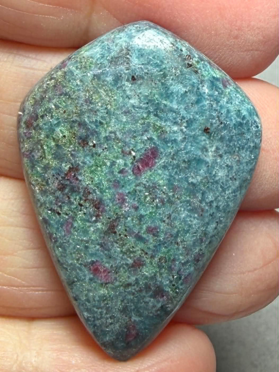 Freeform 38x27mm Ruby Kyanite Cabochon 37