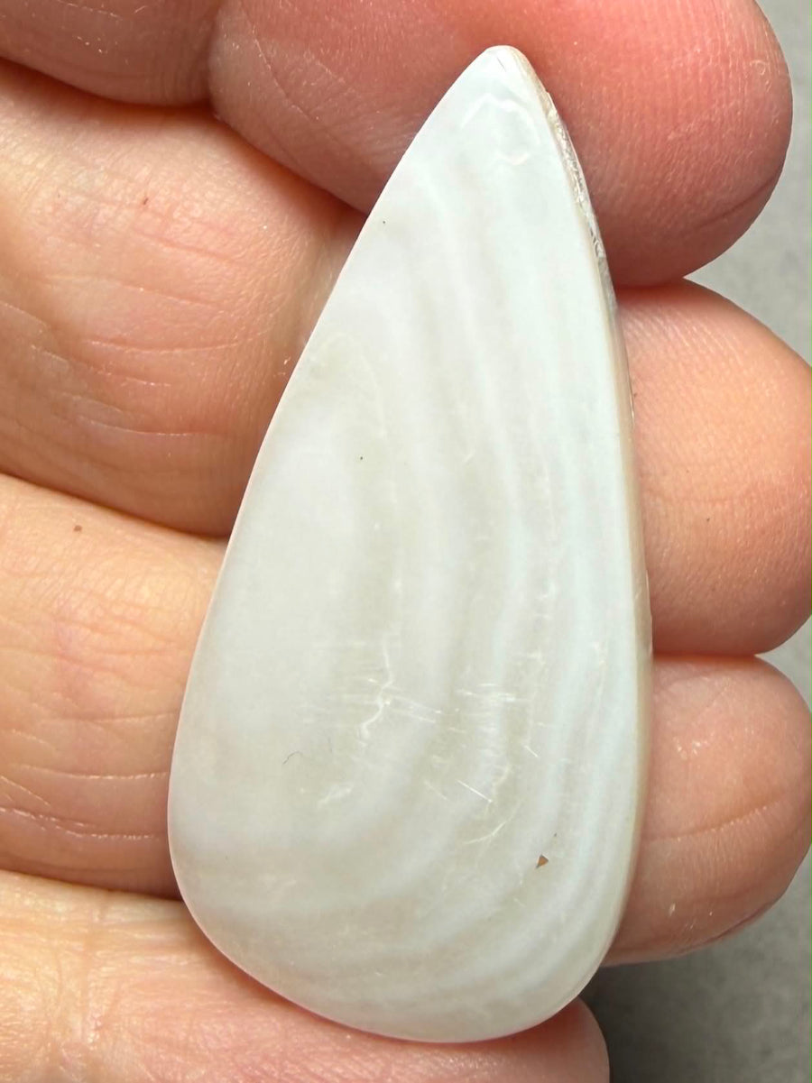 Teardrop 40x19mm Mother of Pearl Cabochon 43