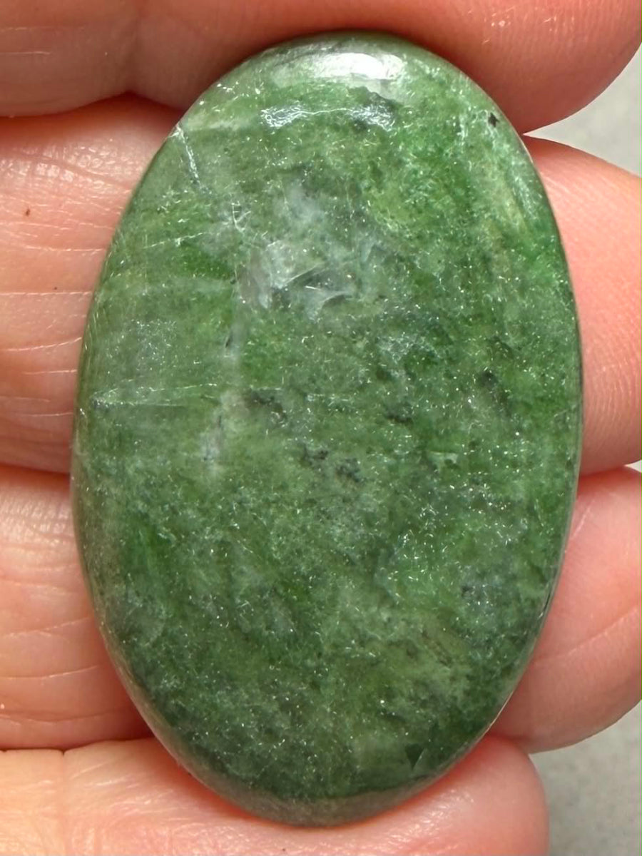 Oval 35x22mm Brazilian Fuchsite Cabochon 10