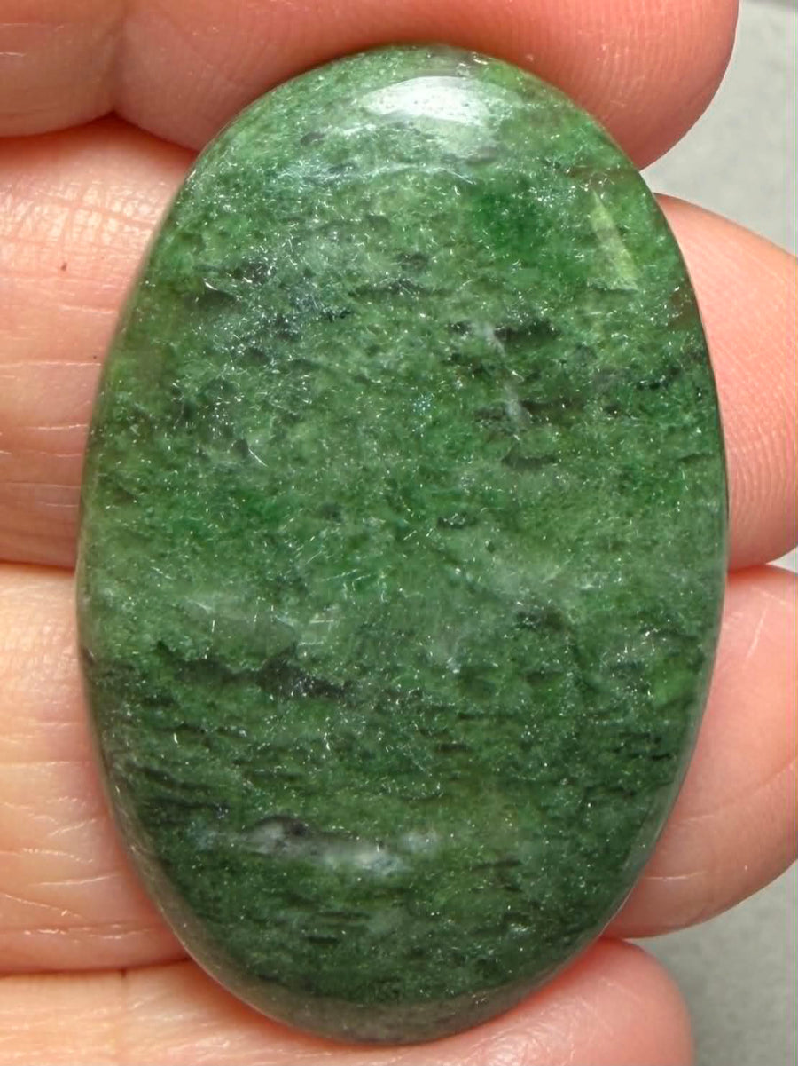 Oval 38x24mm Brazilian Fuchsite Cabochon 17