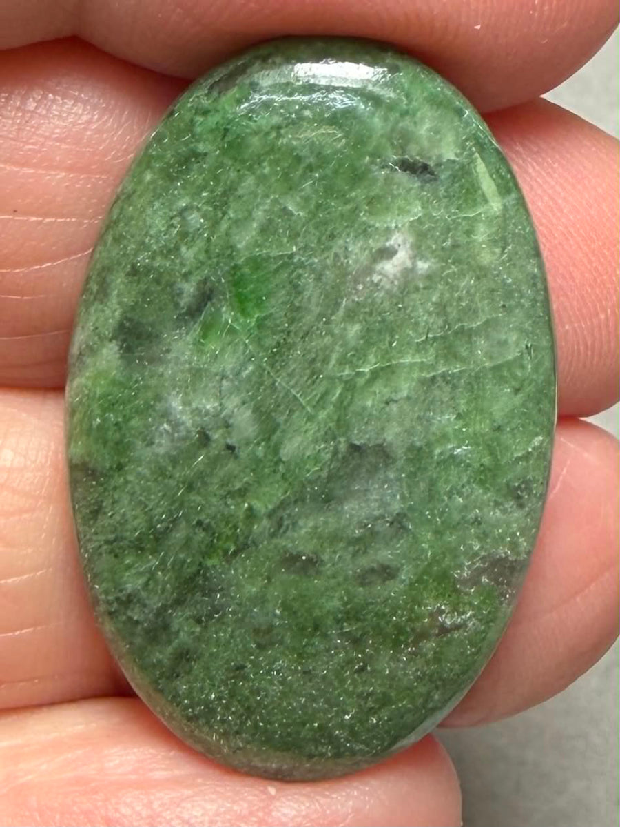 Oval 32x20mm Brazilian Fuchsite Cabochon 18