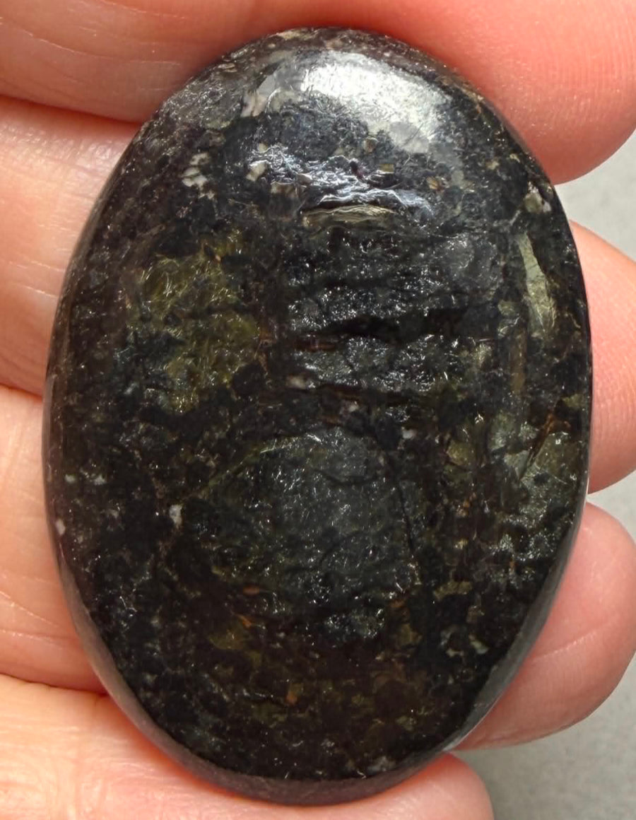 Oval 41x29mm Nuummite Cabochon 61