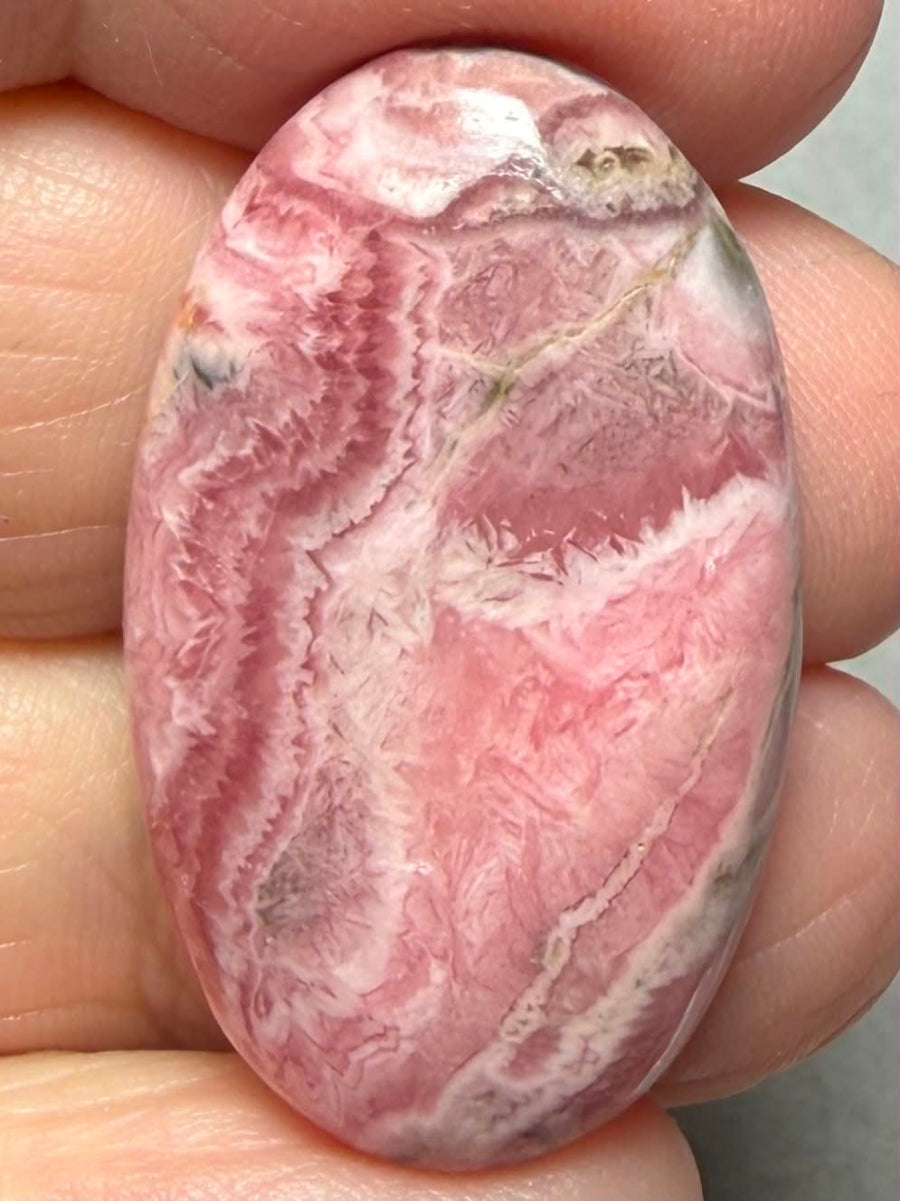 Oval 33x19mm Rhodochrosite Cabochon 54
