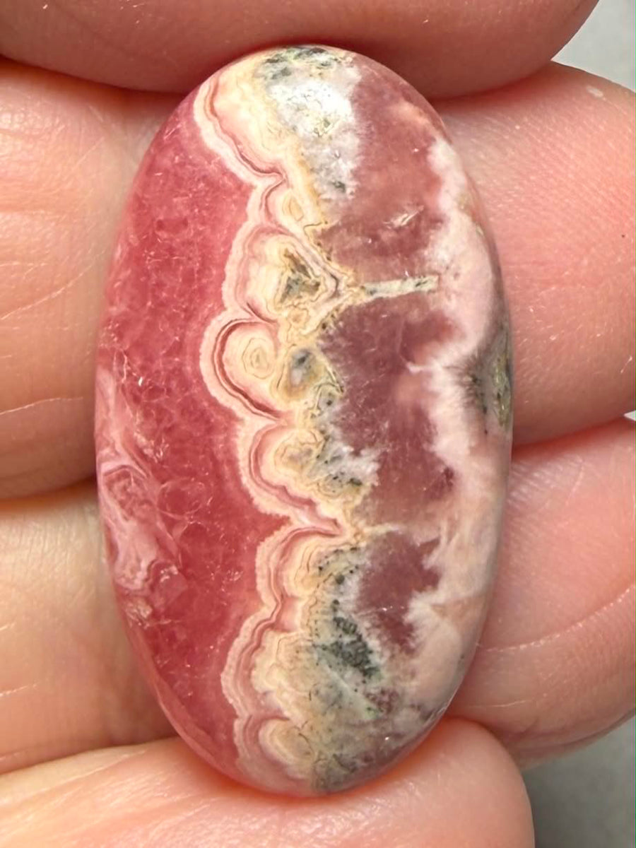 Oval 28x15mm Rhodochrosite Cabochon 56