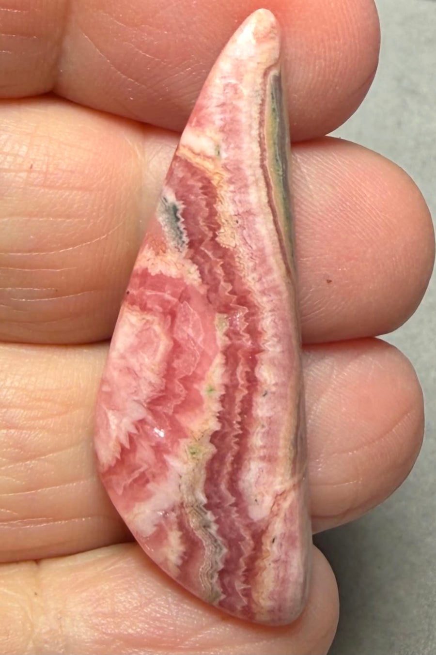 Freeform 42x15mm Rhodochrosite Cabochon 59