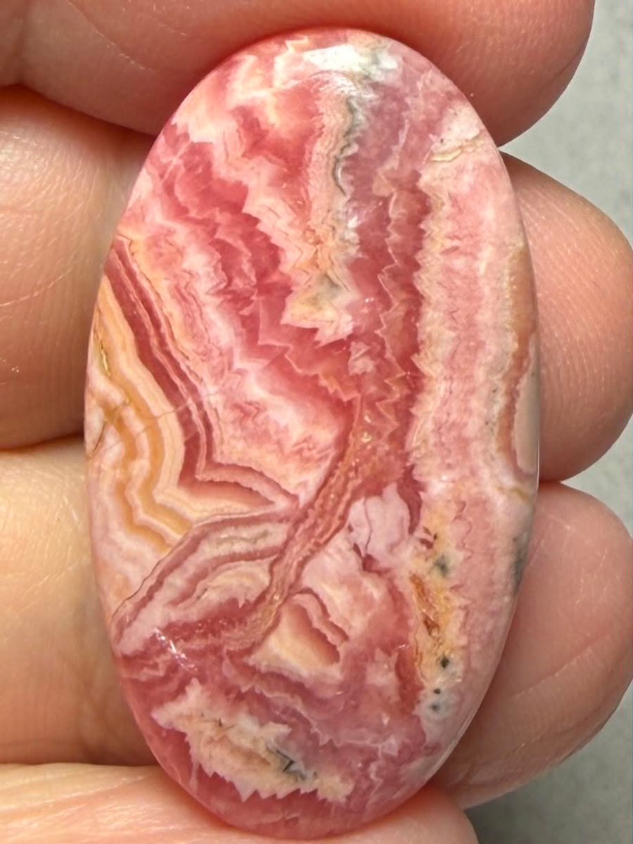 Oval 33x18mm Rhodochrosite Cabochon 60