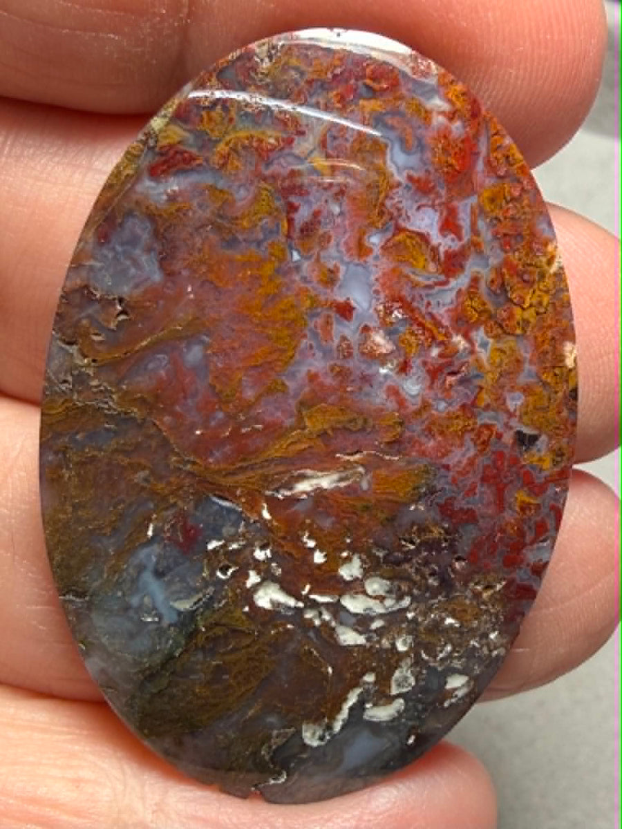 Oval 44x29mm Indonesian Jasper Cabochon 38