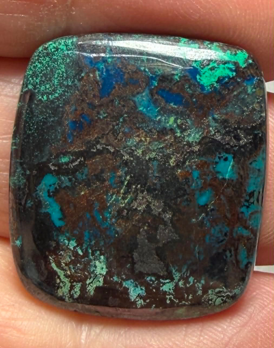 Rectangle 25x23mm Shattuckite Cabochon 110