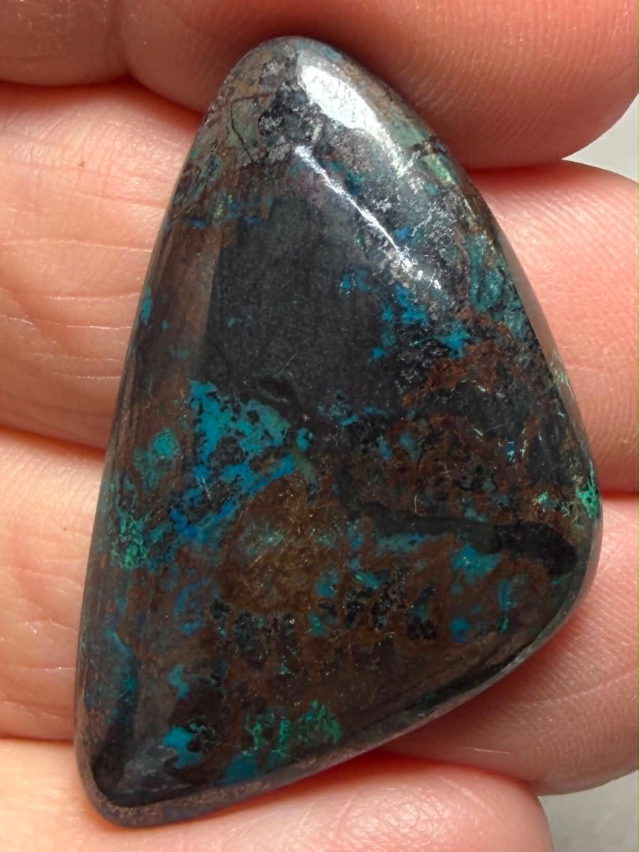 Freeform 37x22mm Shattuckite Cabochon 111