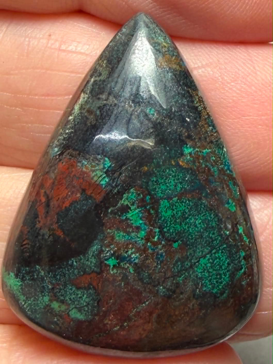 Teardrop 32x24mm Shattuckite Cabochon 124