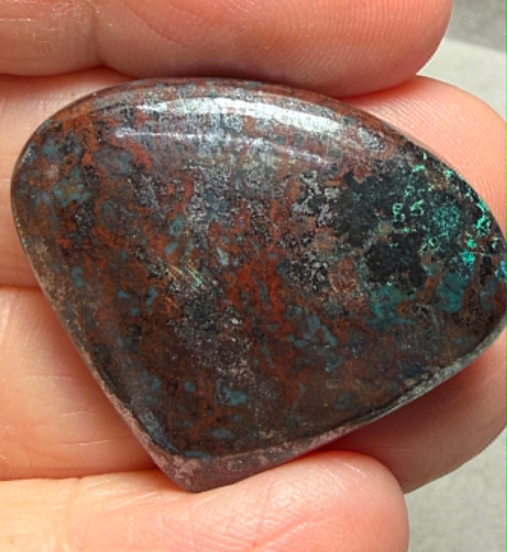 Teardrop 28x34mm Shattuckite Cabochon 135