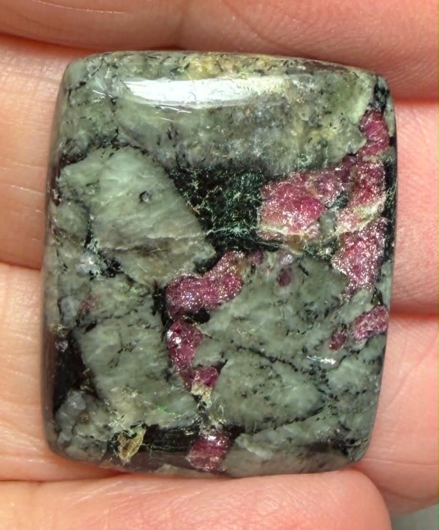 Rectangle 26x22mm Eudialyte Cabochon 33