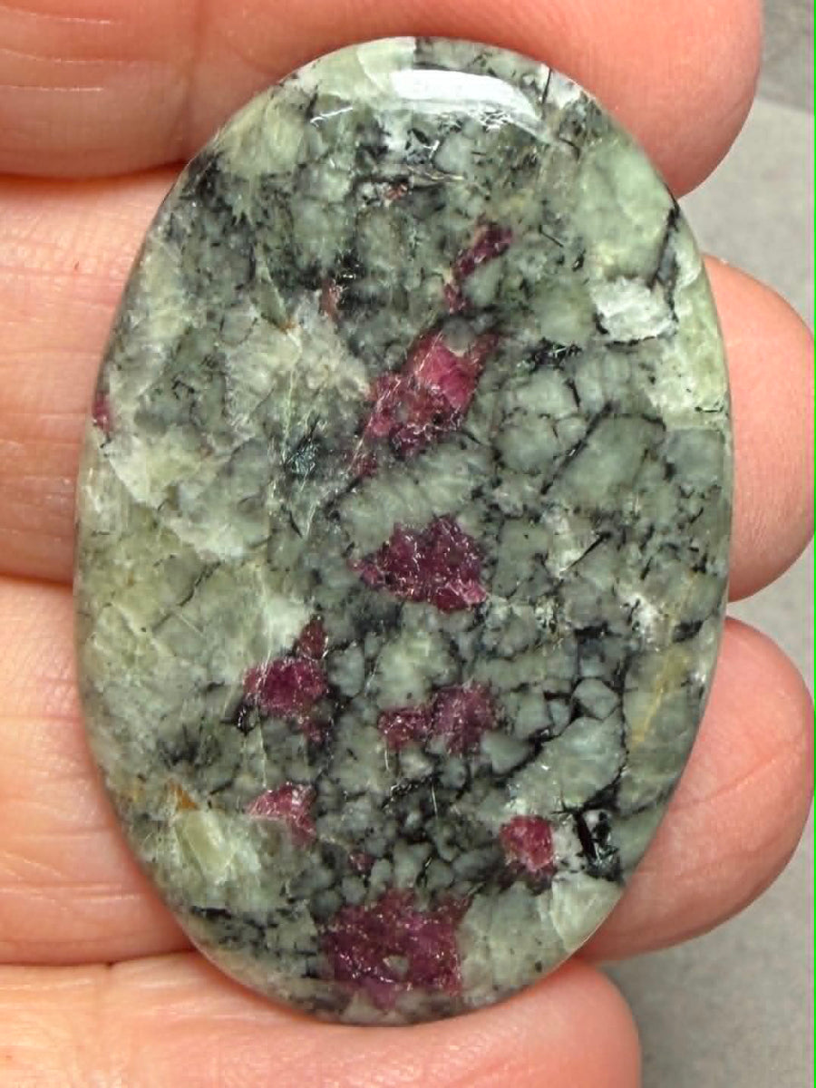 Oval 39x26mm Eudialyte Cabochon 37