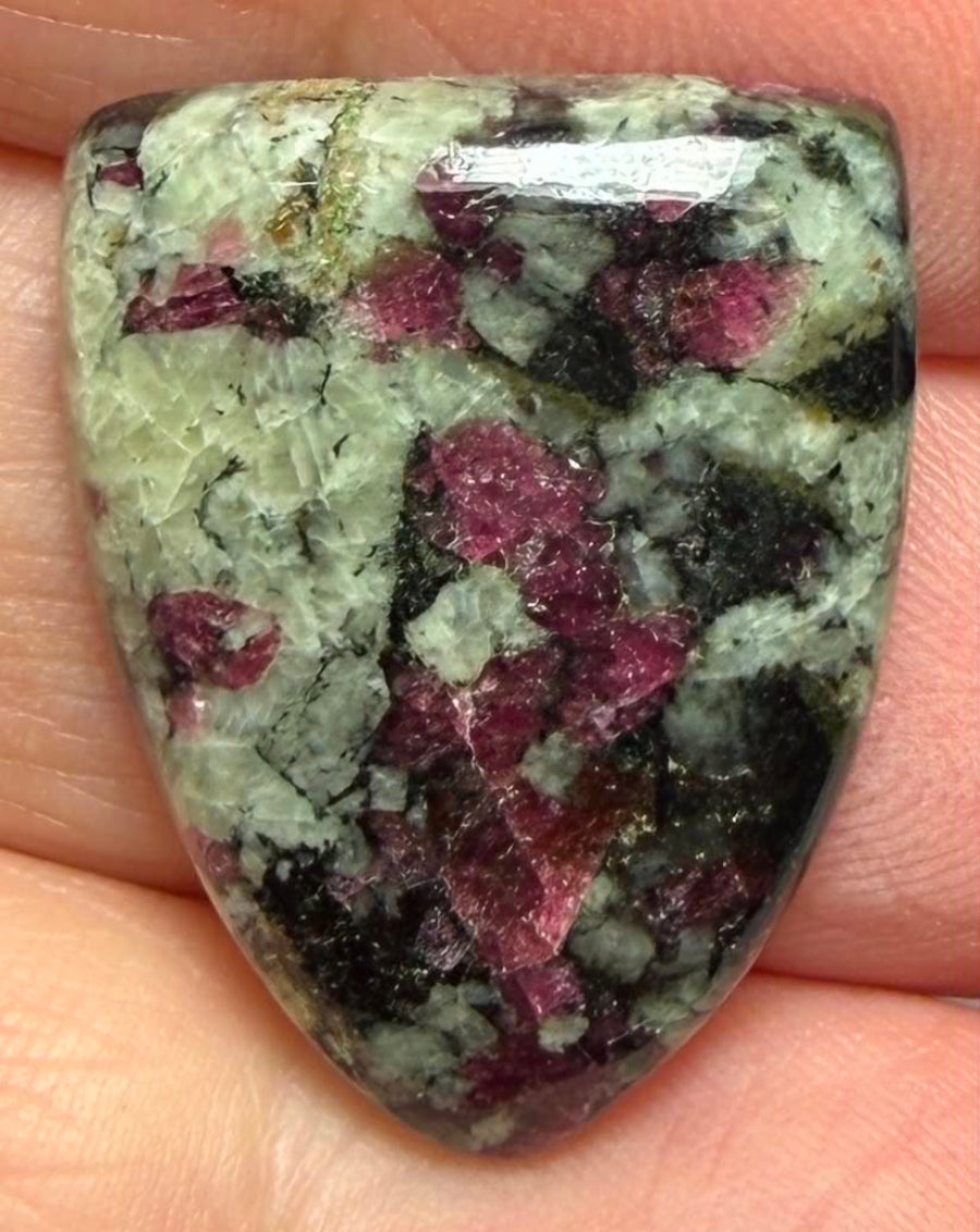 Freeform 26x20mm Eudialyte Cabochon 46