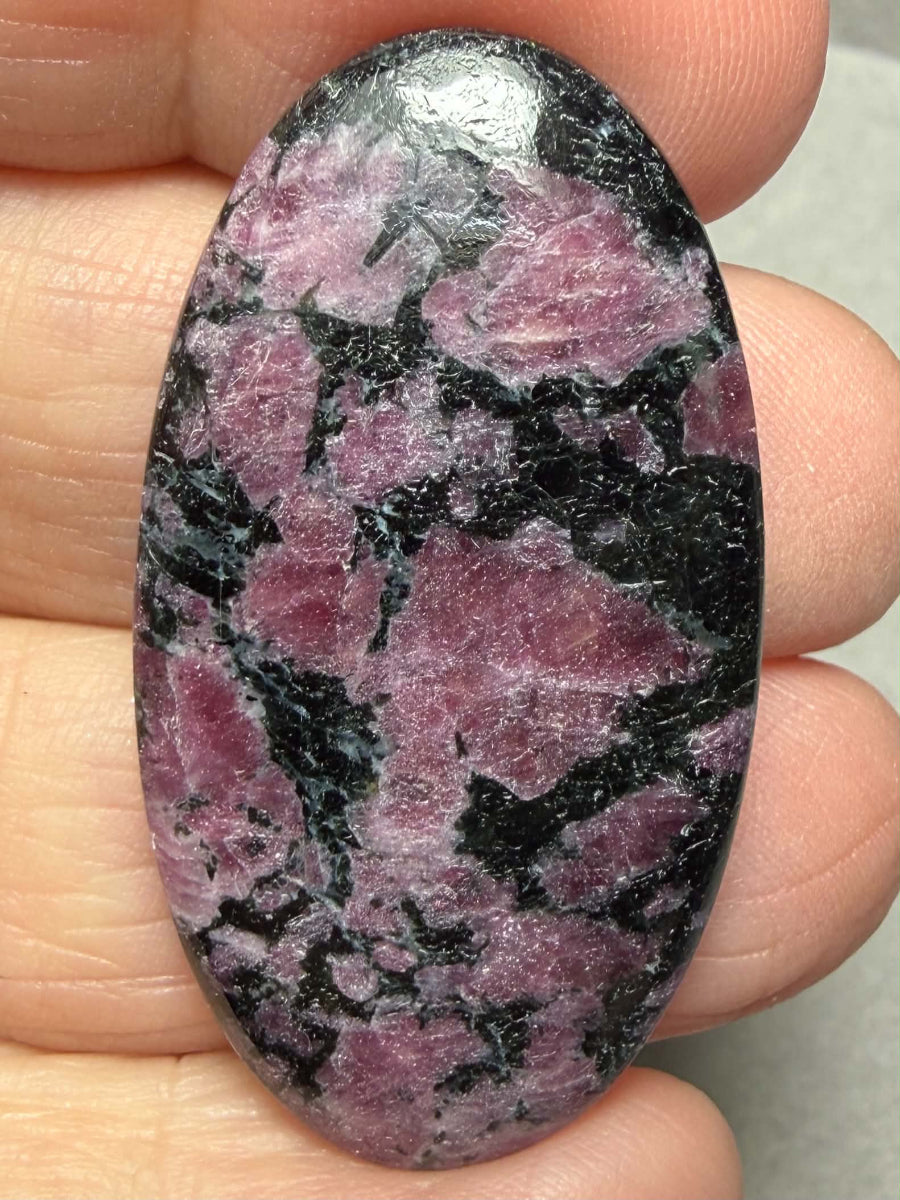 Oval 41x22mm Ruby Tourmaline Cabochon 39