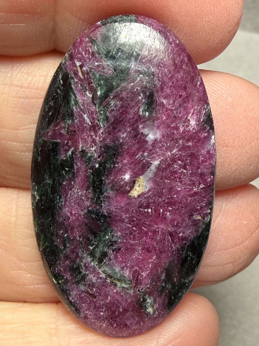 Oval 40x23mm Ruby Tourmaline Cabochon 59