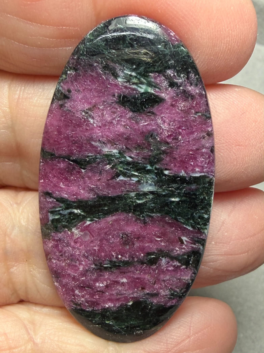 Oval 49x25mm Ruby Tourmaline Cabochon 61