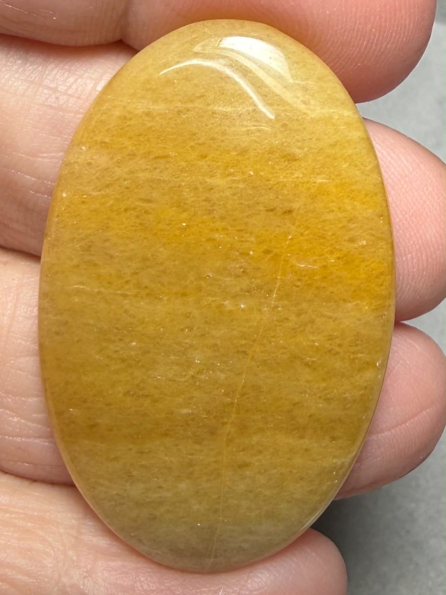 Oval 42x27mm Golden Aventurine Cabochon 04