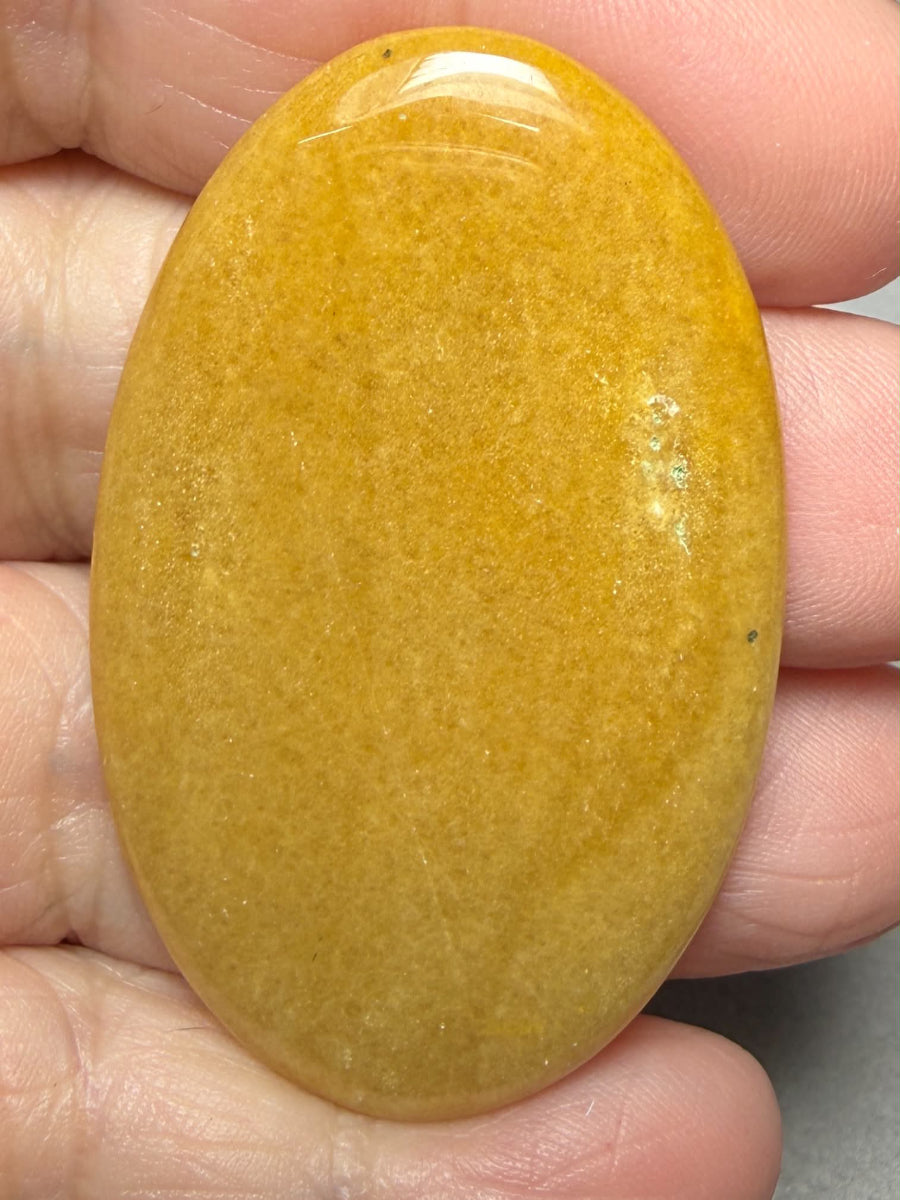 Oval 50x31mm Golden Aventurine Cabochon 22