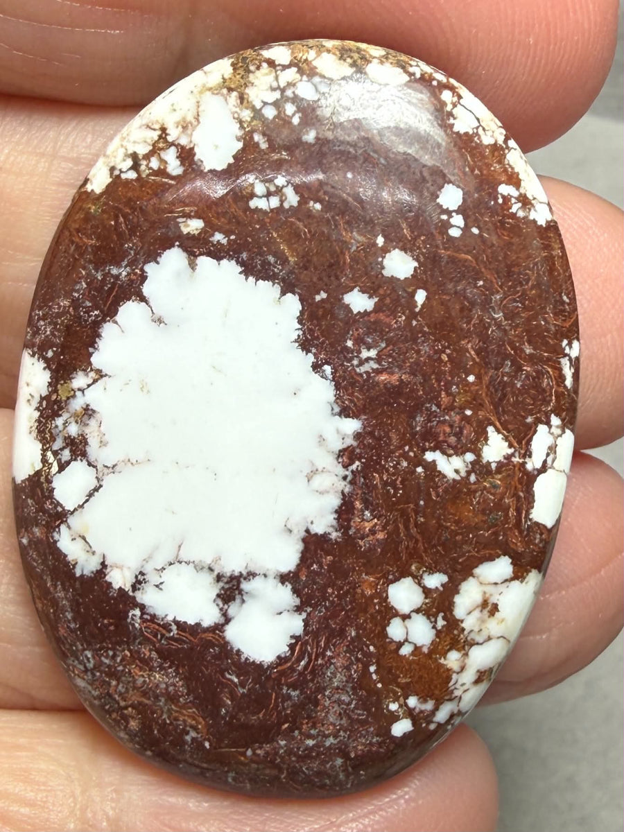 Oval 40x29mm Wild Horse Magnesite Cabochon 32