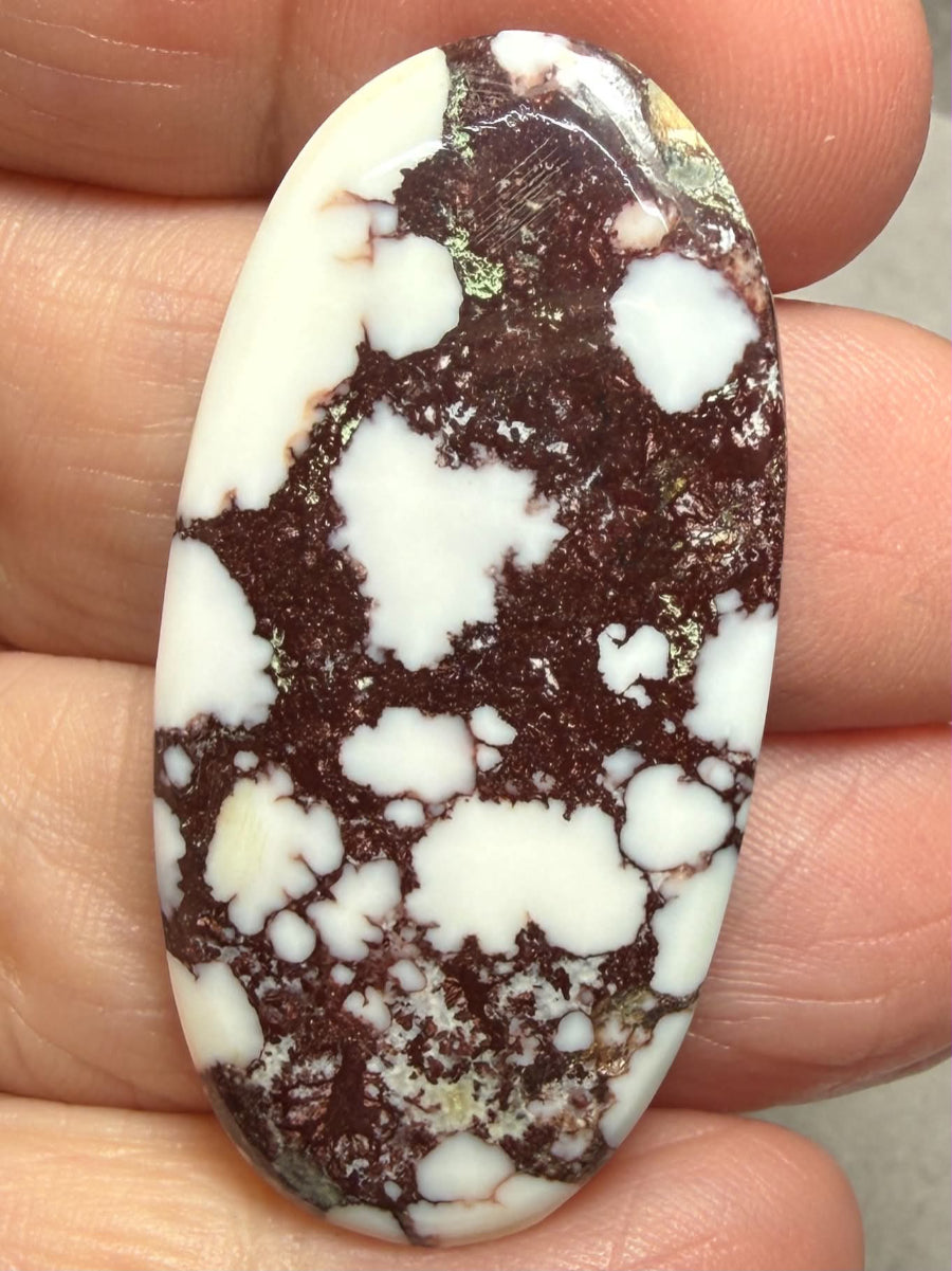 Oval 43x21mm Wild Horse Magnesite Cabochon 42