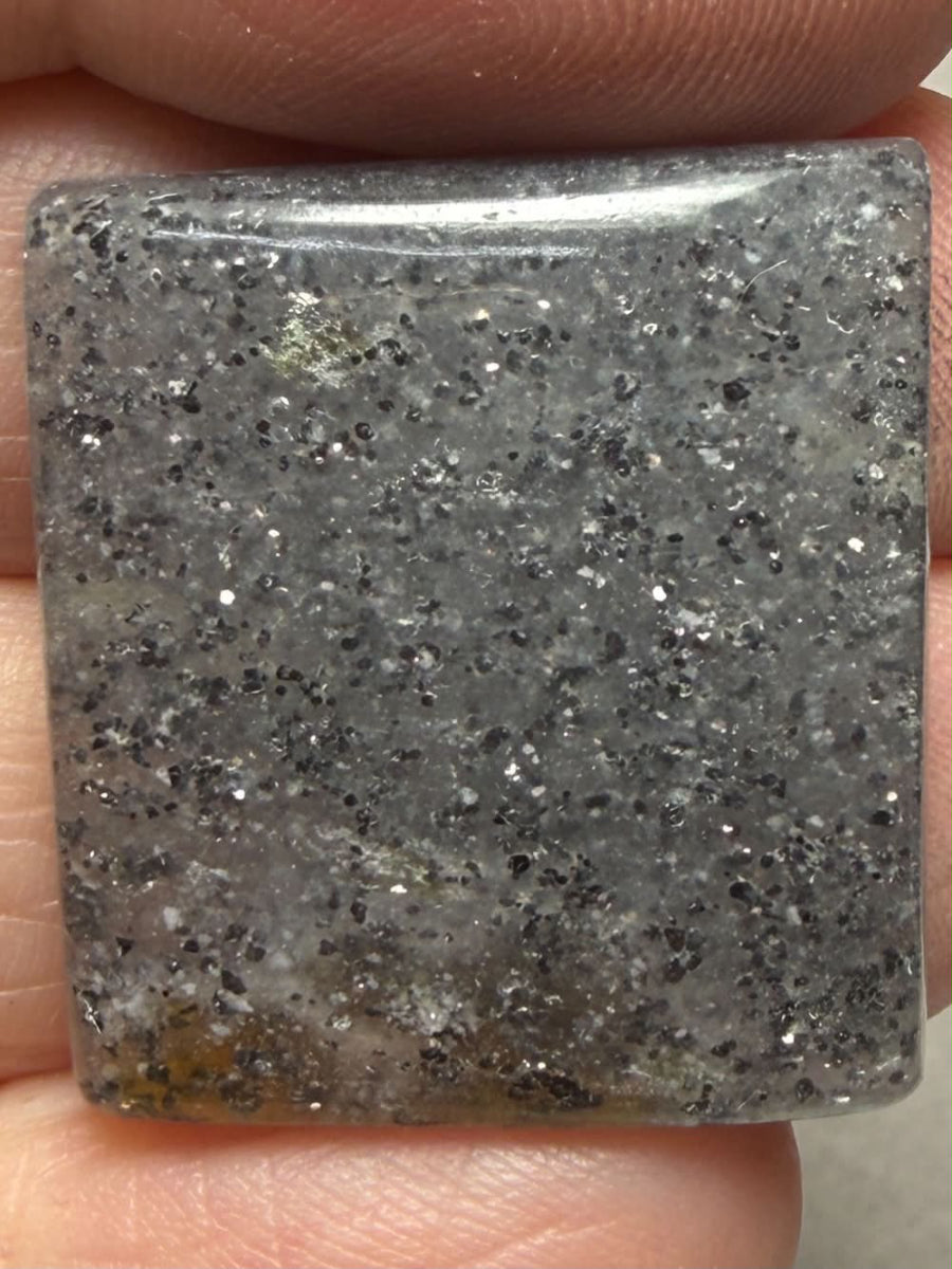 Rectangle 25x23mm Galaxy Star Sunstone Cabochon 23