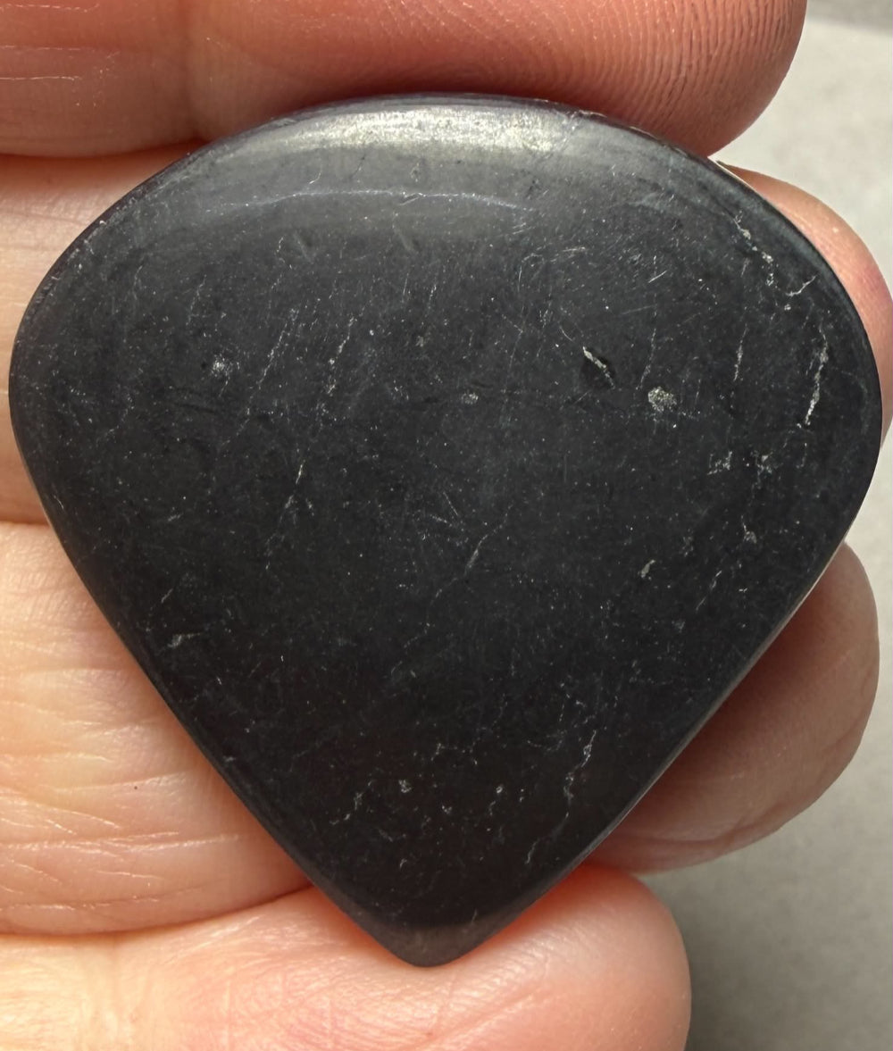 Teardrop 33x32mm Shungite Cabochon 41
