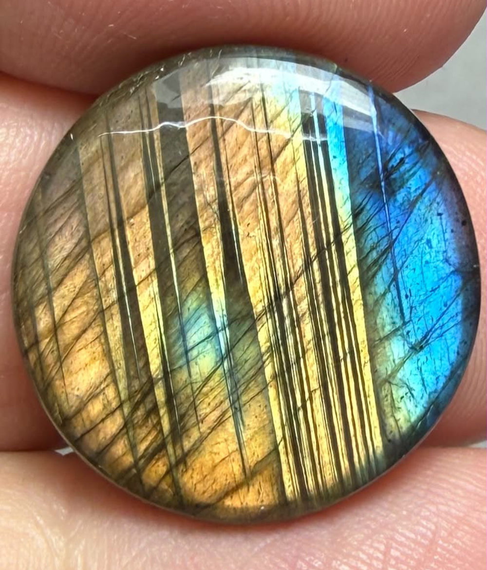 Round 20x20mm Labradorite Cabochon 307