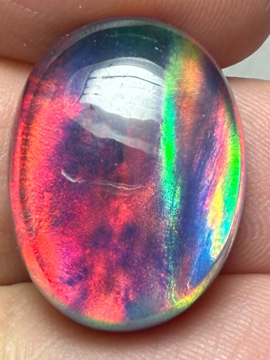 Oval 20x15mm Aurora Opal Cabochon 62