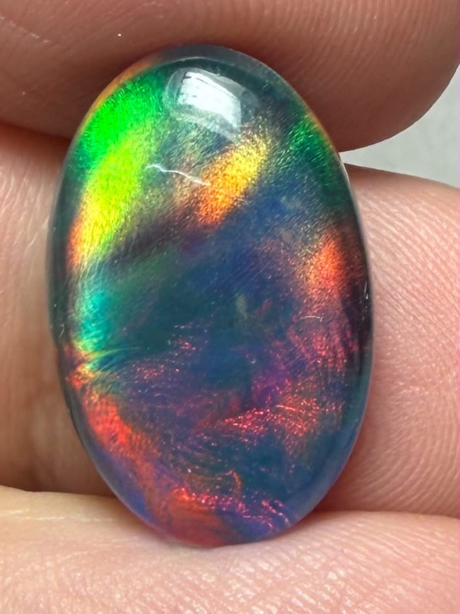 Oval 19x13mm Aurora Opal Cabochon 69
