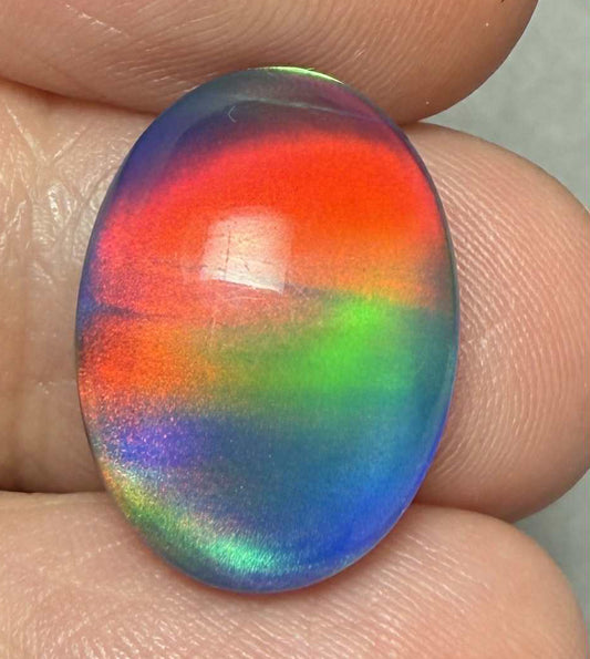 Oval 18x13mm Aurora Opal Cabochon 20