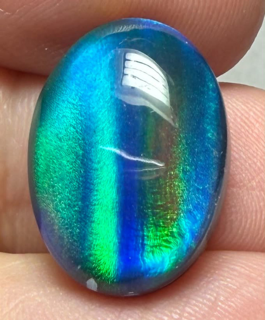 Oval 18x13mm Aurora Opal Cabochon 78