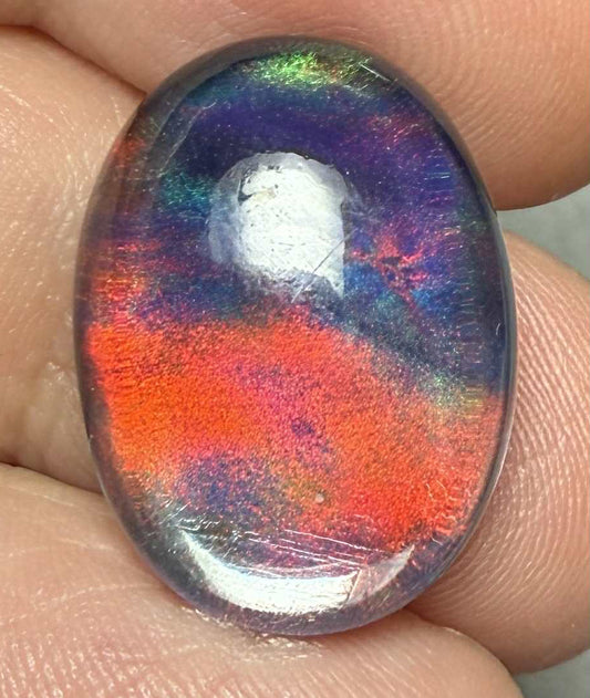 Oval 19x14mm Aurora Opal Cabochon 23