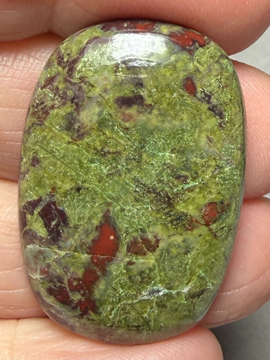 Oval 34x23mm Dragon Blood Jasper Cabochon 64