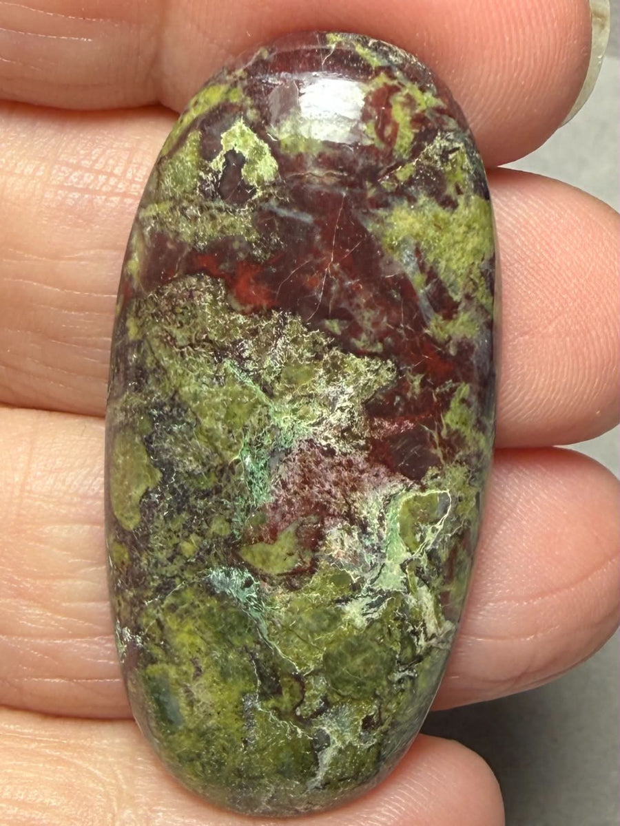 Oval 44x21mm Dragon Blood Jasper Cabochon 66