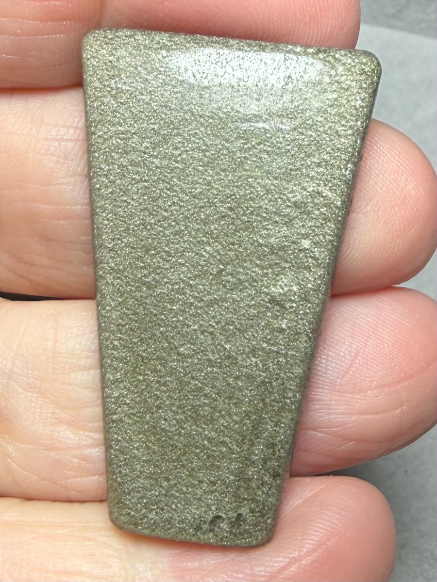 Freeform 41x25mm Gold Sheen Obsidian Cabochon 34