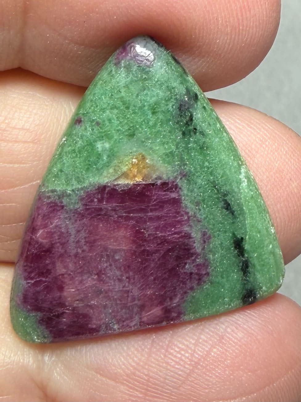 Freeform 29x23mm Ruby Zoisite Cabochon 37
