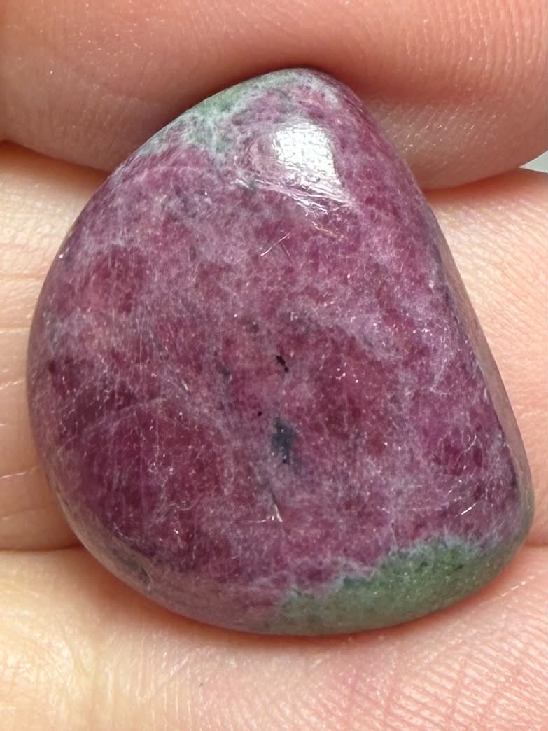 Freeform 20x17mm Ruby Zoisite Cabochon 43