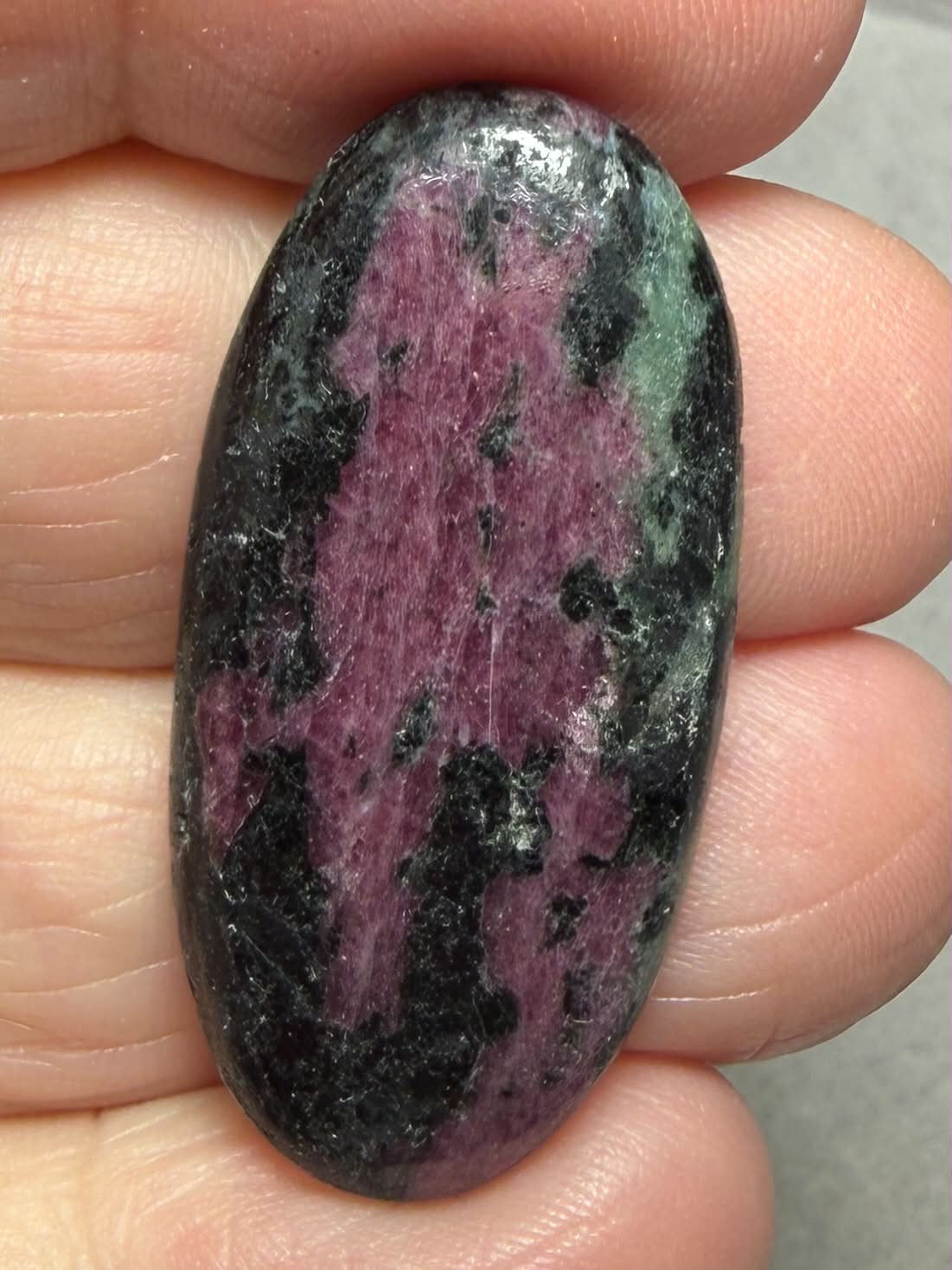 Oval 35x17mm Ruby Zoisite Cabochon 53