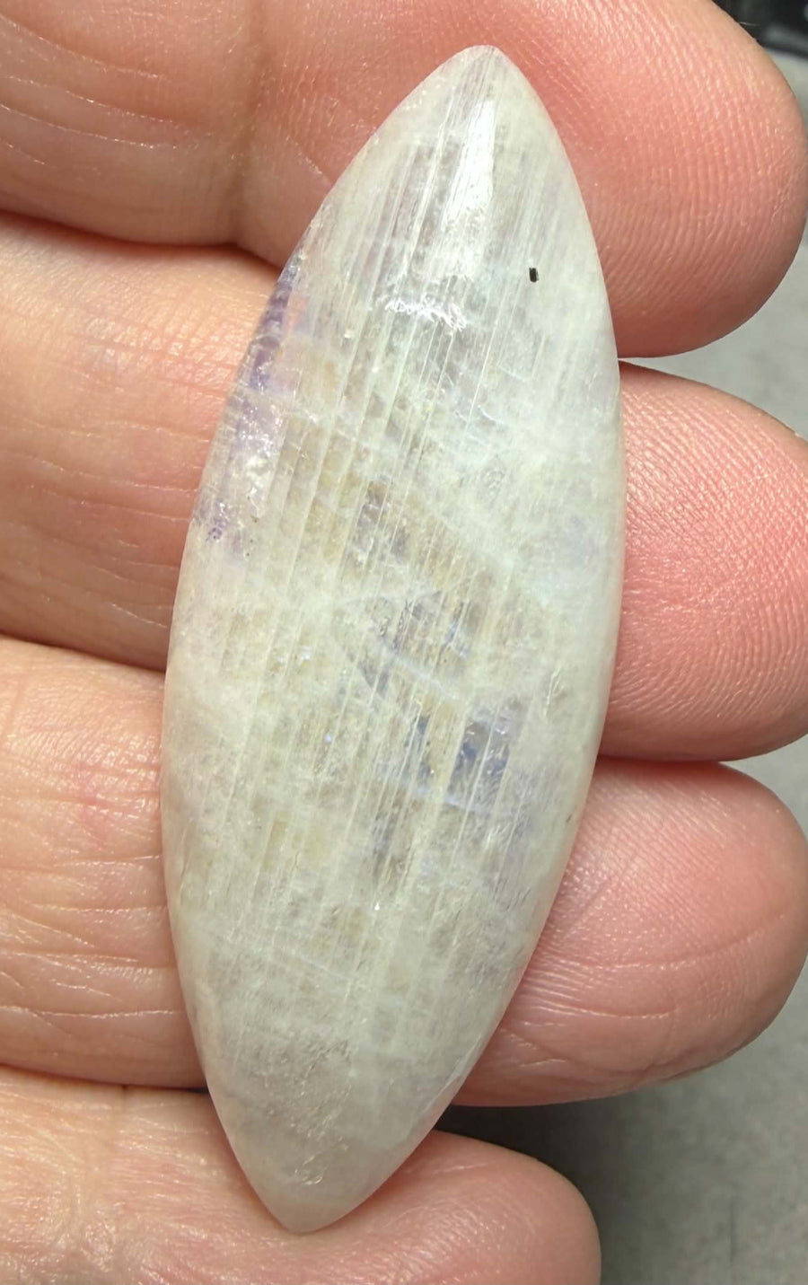 Marquise 49x18mm Rainbow Moonstone Cabochon 89