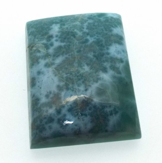 Rectangle 41x29mm Larimar Cabochon 03
