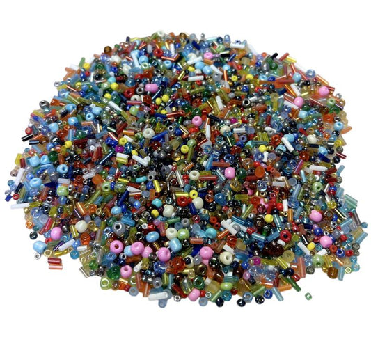 50gms Loose Mixed Seed Bead Pack